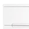 Manhattan Gloss White 5 Drawer Narrow Chest