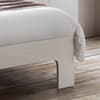 Manhattan White Gloss Wooden Bed Frame - 5ft King Size