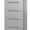 Manhattan Grey 5 Drawer Narrow Chest