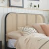 Margot Rattan Black Wooden Bed Frame