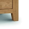 Marlborough Oak 3 Drawer Bedside Table