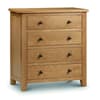 Marlborough Oak 4 Drawer Chest