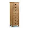 Marlborough Oak 7 Drawer Narrow Chest