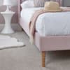 Marlow Pink Velvet Kids Bed