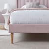 Marlow Pink Velvet Kids Bed