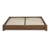 Marston Rustic Wooden Platform Bed