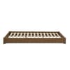 Marston Rustic Wooden Platform Bed