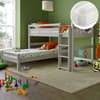Max Dove Grey 6-in-1 Kids Bed with Theo Mattress Included