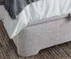 Medburn Light Grey Fabric Ottoman Bed Frame