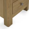 Memphis Limed Oak 3 Drawer Bedside Table