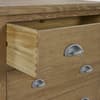 Memphis Limed Oak 3 Drawer Chest of Drawers