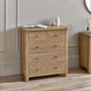 Memphis Limed Oak 3+2 Drawer Chest of Drawers