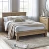 Memphis Limed Oak Wooden Bed