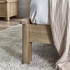 Memphis Limed Oak Wooden Bed