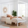 Mercia White Wooden Poster Bed Frame