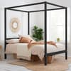 Mercia Black Wooden Poster Bed Frame