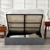 Merida Grey Fabric Ottoman Storage Bed