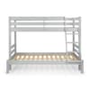 Merlin Dove Grey Wooden Triple Sleeper Bunk Bed