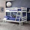 Merlin Surf White Wooden Triple Sleeper Bunk Bed