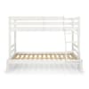 Merlin Surf White Wooden Triple Sleeper Bunk Bed