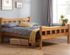 Miami Antique Solid Pine Wooden Bed