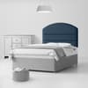 Dudley Lined Midnight Blue Fabric Headboard