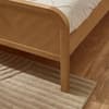 Milo Oak Wooden Chevron Bed