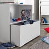 Milo White Mid Sleeper Bed with Theo Mattress Included