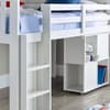 Milo White Mid Sleeper Bed with Theo Mattress Included