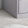 Milton Light Grey Fabric Bedside Table