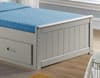 Mission Grey Wooden Storage Bed