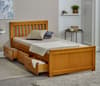 Mission Honey Pine Wooden Storage Bed