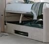 Monaco Oatmeal Fabric Electric Media TV Bed