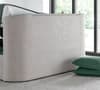 Monaco Oatmeal Fabric Electric Media TV Bed