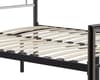 Montana Chrome and Nickel Metal Bed Frame - 4ft6 Double