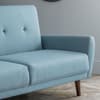 Monza Blue Fabric 3 Seater Sofa Bed