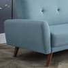 Monza Blue Fabric 3 Seater Sofa Bed