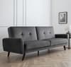 Monza Dark Grey Sofa Bed