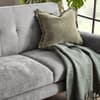 Monza Dove Grey Fabric 2 Seater Sofa