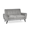 Monza Dove Grey Fabric 2 Seater Sofa