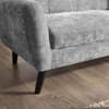 Monza Dove Grey Fabric 3 Seater Sofa