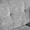 Monza Dove Grey Fabric 3 Seater Sofa