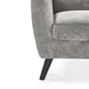 Monza Dove Grey Fabric Armchair