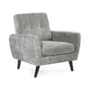 Monza Dove Grey Fabric Armchair