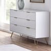 Murano White 6 Drawer Chest