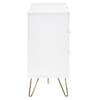 Murano White 6 Drawer Chest