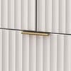 Murano White 2 Door Combination Wardrobe