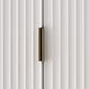 Murano White 2 Door Combination Wardrobe