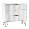 Murano White 3 Drawer Chest