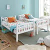 Mya White Wooden Bunk Bed